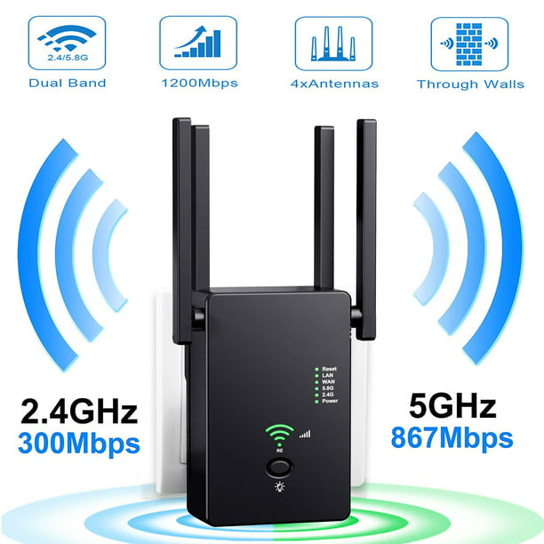 WiFi Extender Superboost Long Range Signal Booster 2.4GHz Wireless Repeater 300Mbps Internet Booster for Home Covers Up to 1200 Sq.ft and 20 Devices